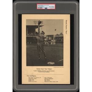 SUPER RARE 1946-49 W603 Sports Exchange Stan Musial Rookie PSA Just Graded Pop 6